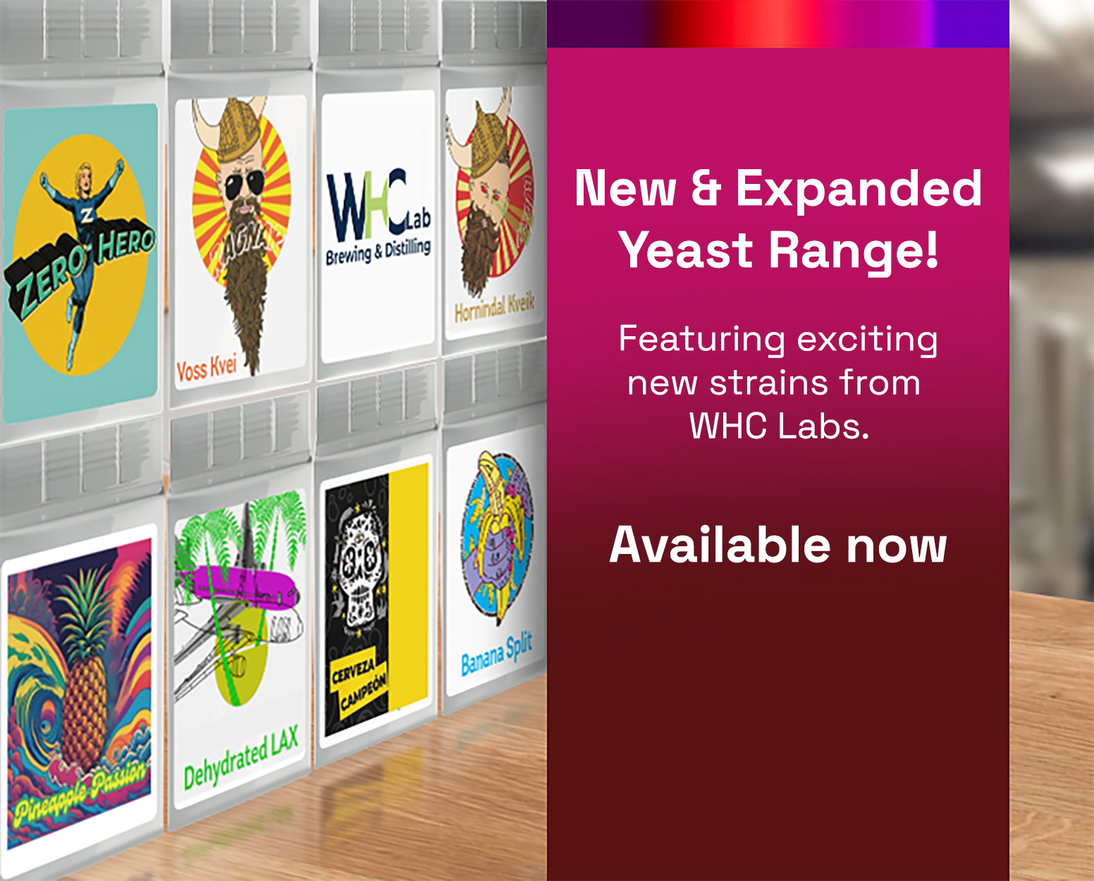 New & Expanded Yeast Range