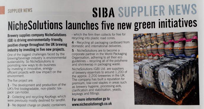 SIBA Supplier news 