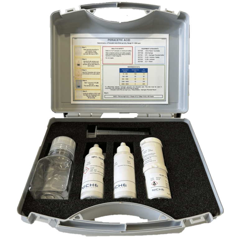 Peracetic Acid Drop Test Kit